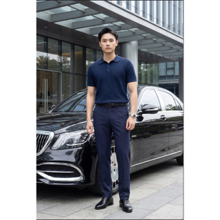 Quần âu nam MENTORIS Dáng Regular Fit, Phong Cách Công Sở Lịch Lãm, Sang Trọng MTR03R
