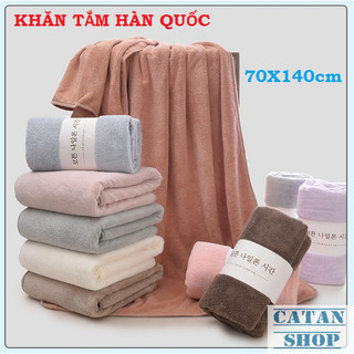 Khăn tắm lông cừu hàn quốc cao cấp 70x140 cm chất bông siêu mềm mịn thấm nước cực nhanh Loại 1 GD389-KhanHQ-Ktam