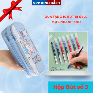 ( Mới ) Hộp Đựng Bút 2 Tầng Cao Cấp Dành Cho Học Sinh Nhiều Màu Sắc, Hoạt Hình Xinh Đẹp Cho Bé Trai và Bé Gái