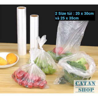 Túi Đựng Thực Phẩm Tự Hủy Sinh Học 3 Cuộn Gồm 2 size L Và 1 Size M Bọc Đựng Thức Ăn Tự Phân Hủy Bảo Vệ Môi Trường