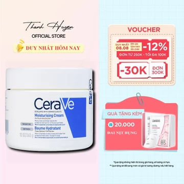Kem Dưỡng Ẩm CeraVe Moisturising Cream 340g Kem Dưỡng Da Khô Cấp Ẩm Phục Hồi Hàng Chính Hãng