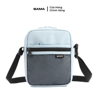 Túi đeo chéo mini nam nữ BAMA Mesh Fabric Shoulder Bag MF201 chống nước nhiều ngăn vải canvas đi chơi cafe
