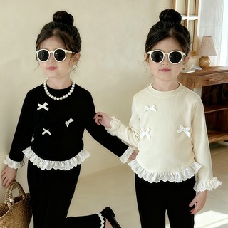 👧 ÁO DàI Tay Cho Bé GáI 3 11 TuổI: ChấT VảI MềM MịN ThoáNg Khí, Nơ Xinh áO Cho Bé GáI Thun áO Thun