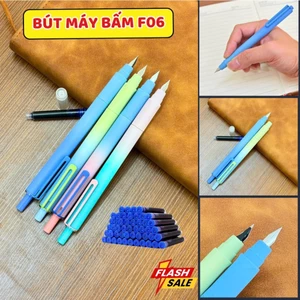 { Mẫu Mới} } Bút Bấm Thu NGòi EF-06.Bút ngòi EF Đúc Nguyên Khối Viết Êm Trơn Không Gai ,Không Cào Giấy,Không Lem Mực.