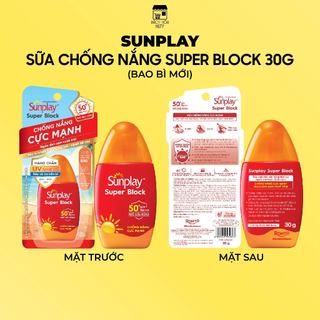 [BAO BÌ MỚI] Sữa Chống Nắng Sunplay Super Block SPF50+ (30g/70g)