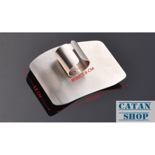 Miếng Inox bảo vệ ngón tay loại 1 ngón/ 2 ngón khi nấu ăn cắt thái rau củ thịt an toàn tiện lợi cho gia đình