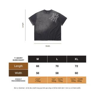 Áo thun wash MMESTLINE "REVERB" form Big Boxy lụa vải Premium Cotton