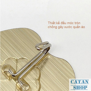 Vỉ 4 Móc Treo Đồ Dán Tường Siêu Dính Chịu Lực Nặng 10kg, Móc Gắn Tường Treo Đồ Dùng Hàng Ngày Đa Năng