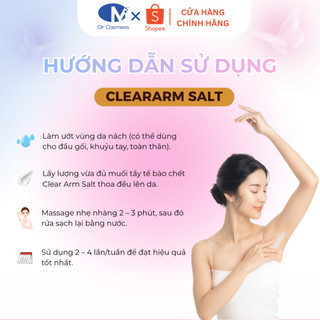 Muối Tẩy Tế Bào Chết Nách Vật Lý Dr Cosmess Giảm Thâm, Làm Sáng, Giảm Mùi, Hương The Mát 100gr