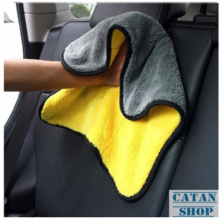 Khăn lau rửa xe ô tô Microfiber siêu thấm hút nước, lau bếp, lau kính chuyên dụng có 2 mặt cao cấp GD749-KhanLXe