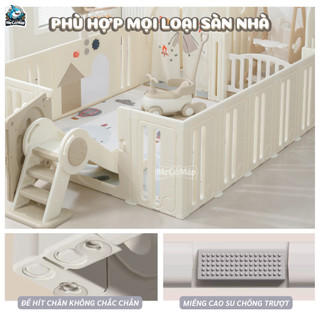 [Mới 2026] Quây Cũi Nhựa Pakey Voi Ngộ Nghĩnh Cho Bé, Tặng Bóng, Tặng Thảm - Dày Dặn, An Toàn Cho Bé, Bảo Hành Trọn Đời