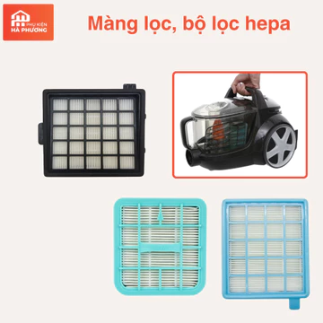 Bộ lọc Hepa máy hút bụi - phụ kiện lõi lọc thay thế cho máy hút bụi Philip, Electrolux