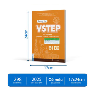 Sách - Ready for VSTEP – Vocabulary, Phrasal Verbs & Collocations B1 B2 - Tài liệu luyện thi hiệu quả