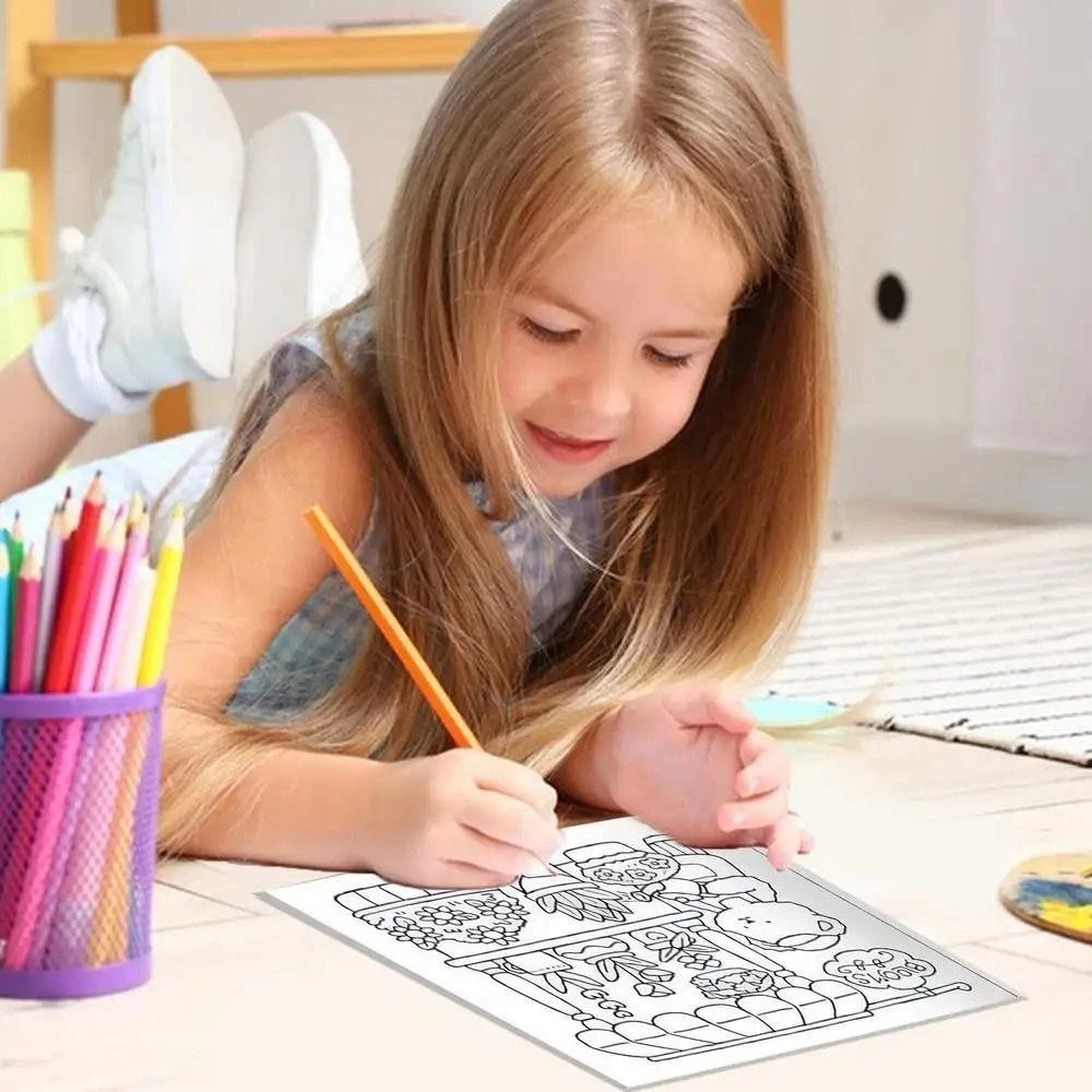 Sách tô màu cho trẻ mẫu giáo | An toàn và không độc hại | Sách tô màu sáng tạo và giáo dục