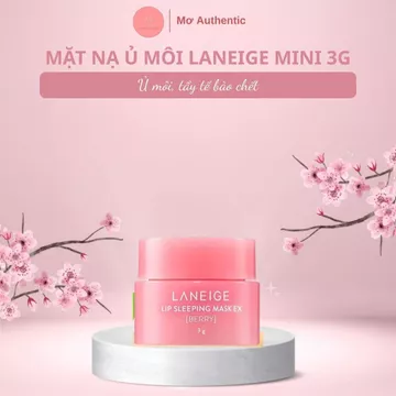 Mặt nạ môi, ủ môi tẩy tế bào chết Laneige Minisize 3g chính hãng