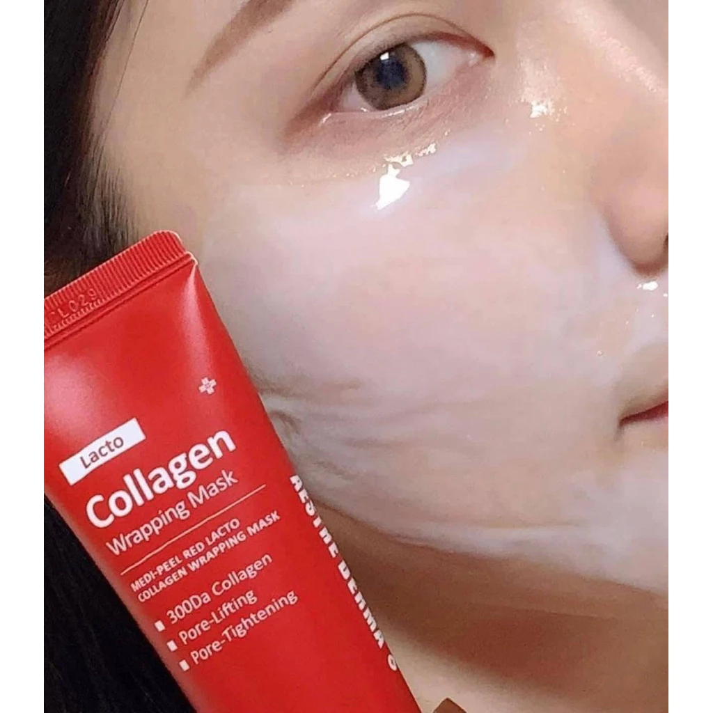 Mặt Nạ Lột Nâng Cơ  Medi Peel Lacto Collagen Wrapping Mask Dưỡng Ẩm Săn Chắc Da 70ml