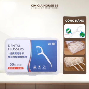 Combo 3 Hộp Tăm Chỉ Nha Khoa 300 Cây Vệ Sinh Răng Miệng Làm Sạch Kẽ Răng Hiệu Quả