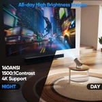 Máy Chiếu Mini HY300 Full HD 1080P – Hỗ Trợ 4K – Android 11 – Loa 3W – Chiếu 130 Inch – Xem Phim Gia Đình — ảnh 7