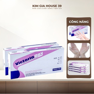 Găng Tay Siêu Dai Victoria Bay Hộp Nấu Ăn Làm Bếp Vệ Sinh siêu bắt tay,chất liệu TPE không mùi
