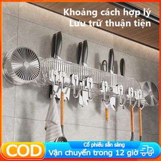 GREENSINDOOR Giá đỡ dao hút, Giá đựng dao nhà bếp có móc di chuyển, Giá đựng dao treo tường đa năng tiện lợi