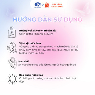 Tinh Dầu Nước Hoa Nữ Lưu Hương Lâu 8h, Phong Cách Thanh Lịch 300ml Eau De Perfume Dr Cosmess Cao Cấp