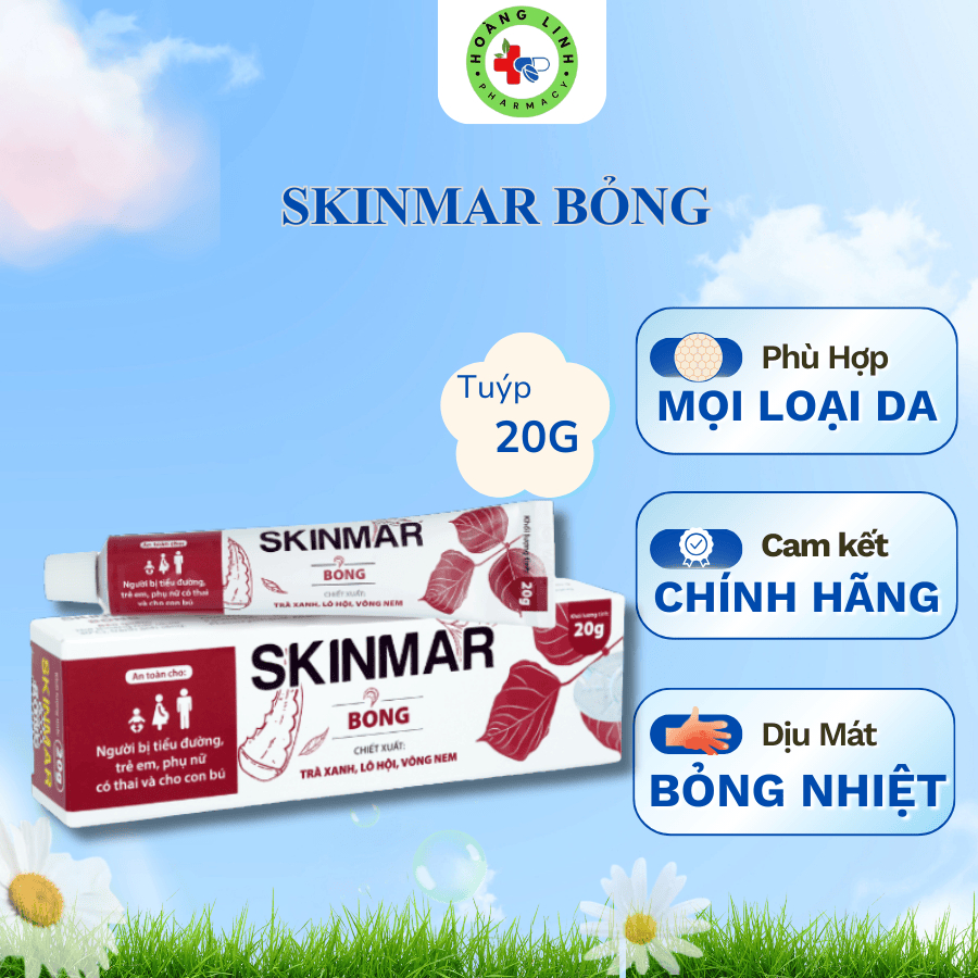 Kem Bôi da, kem bôi Bỏng Skinmar 20g | Shopee Việt Nam
