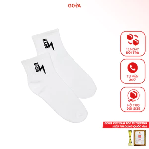 Tất Thể Thao Goya Cotton Cổ Trung GY06