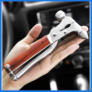 Búa Cứu Hộ Xe Hơi 7 In 1 Đa Năng - Dụng Cụ Thoát Hiểm, Phá Kính Tiện Lợi Nhỏ Gọn