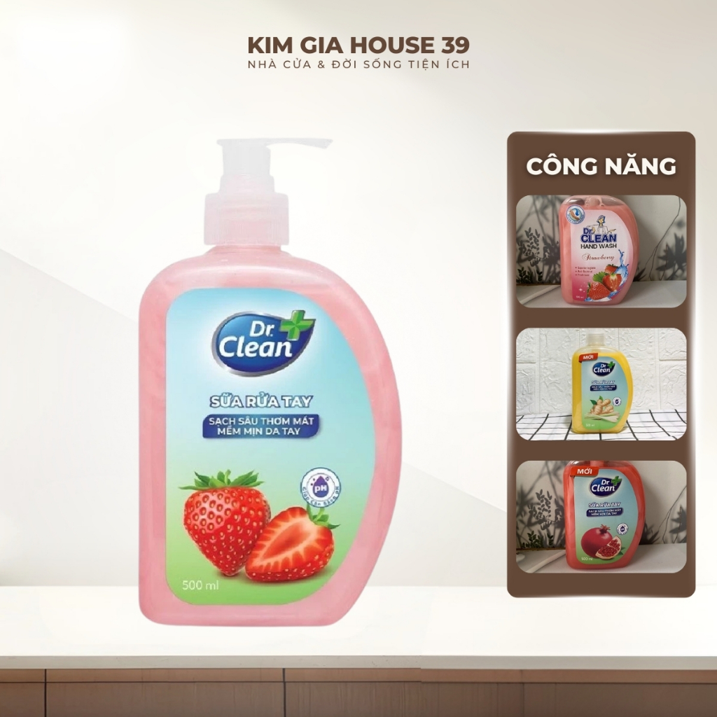 Nước rửa tay Dr.Clean 500ml