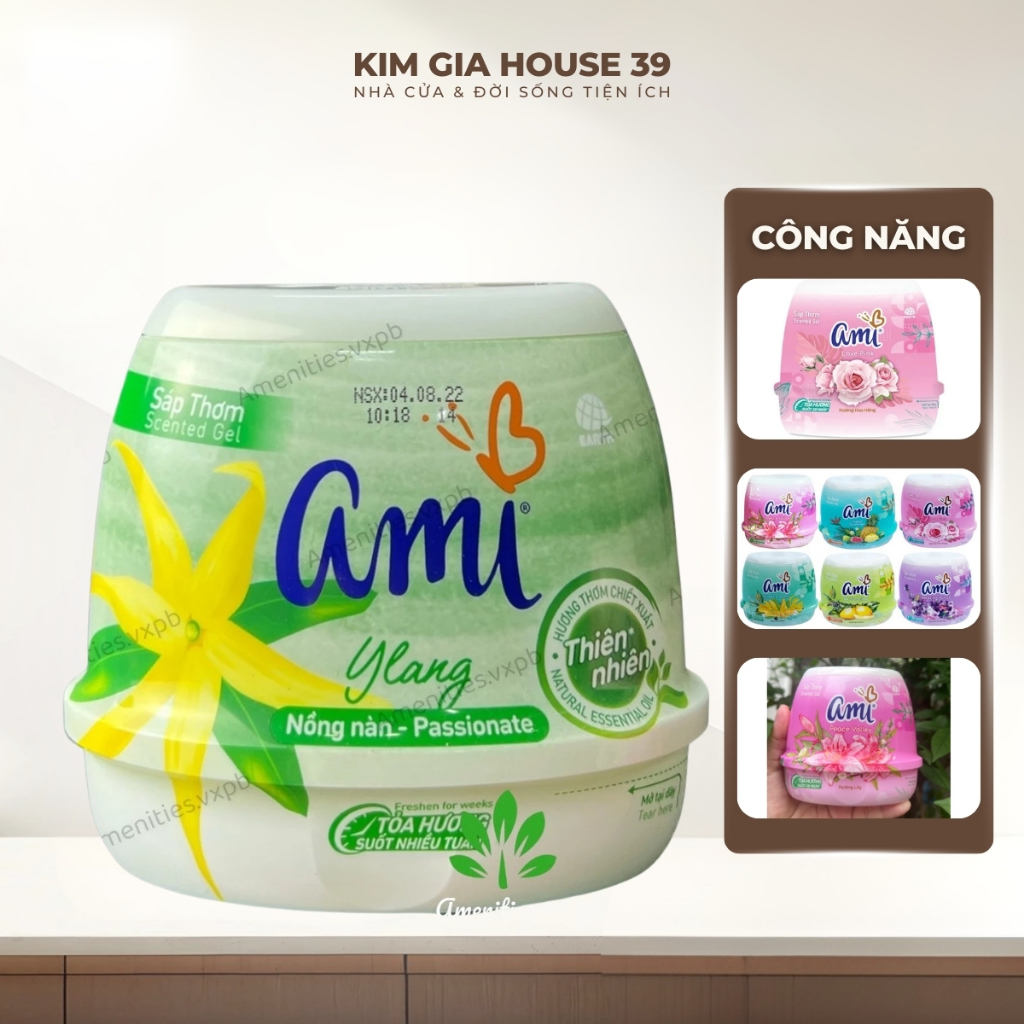 Sáp thơm phòng Ami hộp 200g