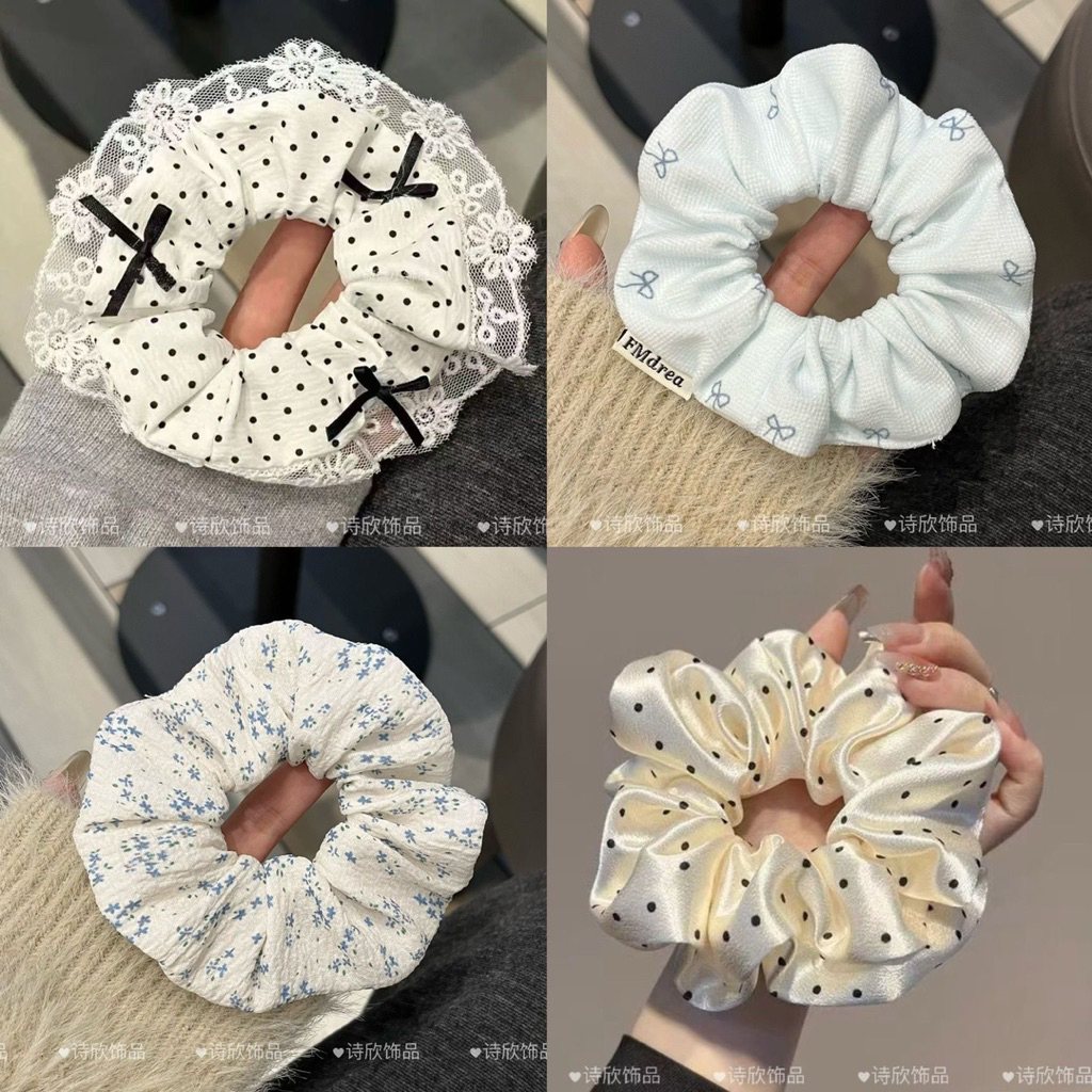 Dây cột tóc srunchies xinh xắn dễ thương