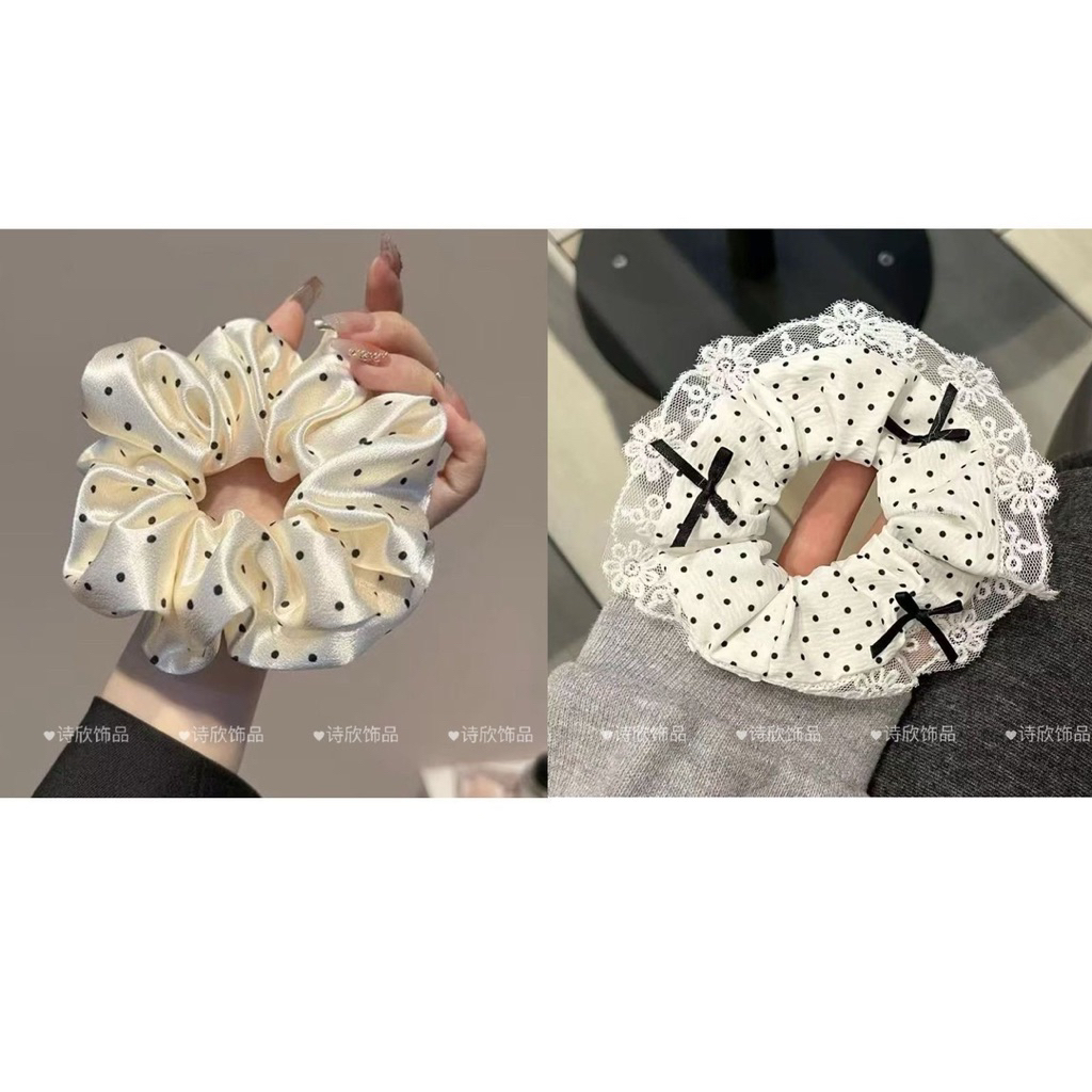 Dây cột tóc srunchies xinh xắn dễ thương