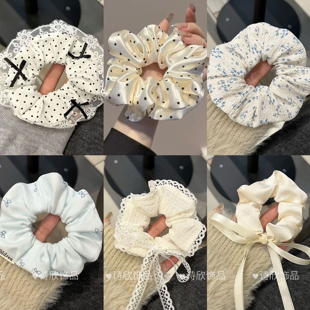 Dây cột tóc srunchies xinh xắn dễ thương