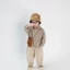 Quần kaki bé trai Hibena Kids, quần kaki cho bé ống rộng bo cạp vải co giãn bé mặc đi học, đi chơi QT5