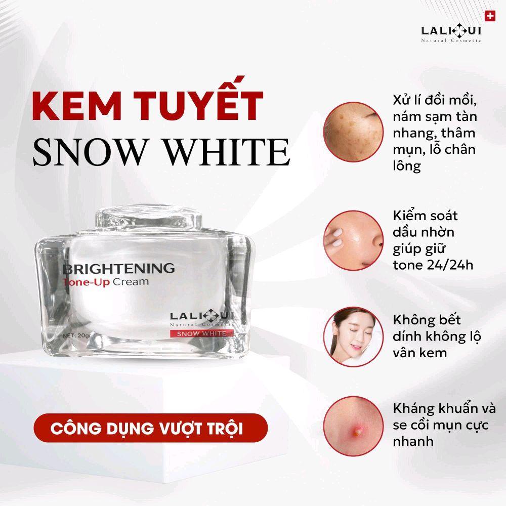 Kem Tuyết Nâng Tông Lalihui Dưỡng Sáng Da, Mờ Thâm Mụn Thâm Nám, Cấp Ẩm, Làm Đều Màu Daa