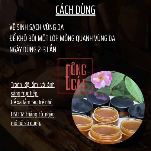 Đông y gia truyền Đông Cát - Cao bôi trĩ - Trĩ nội, Trĩ ngoại, ngứa, co se búi trĩ - Hũ 15g