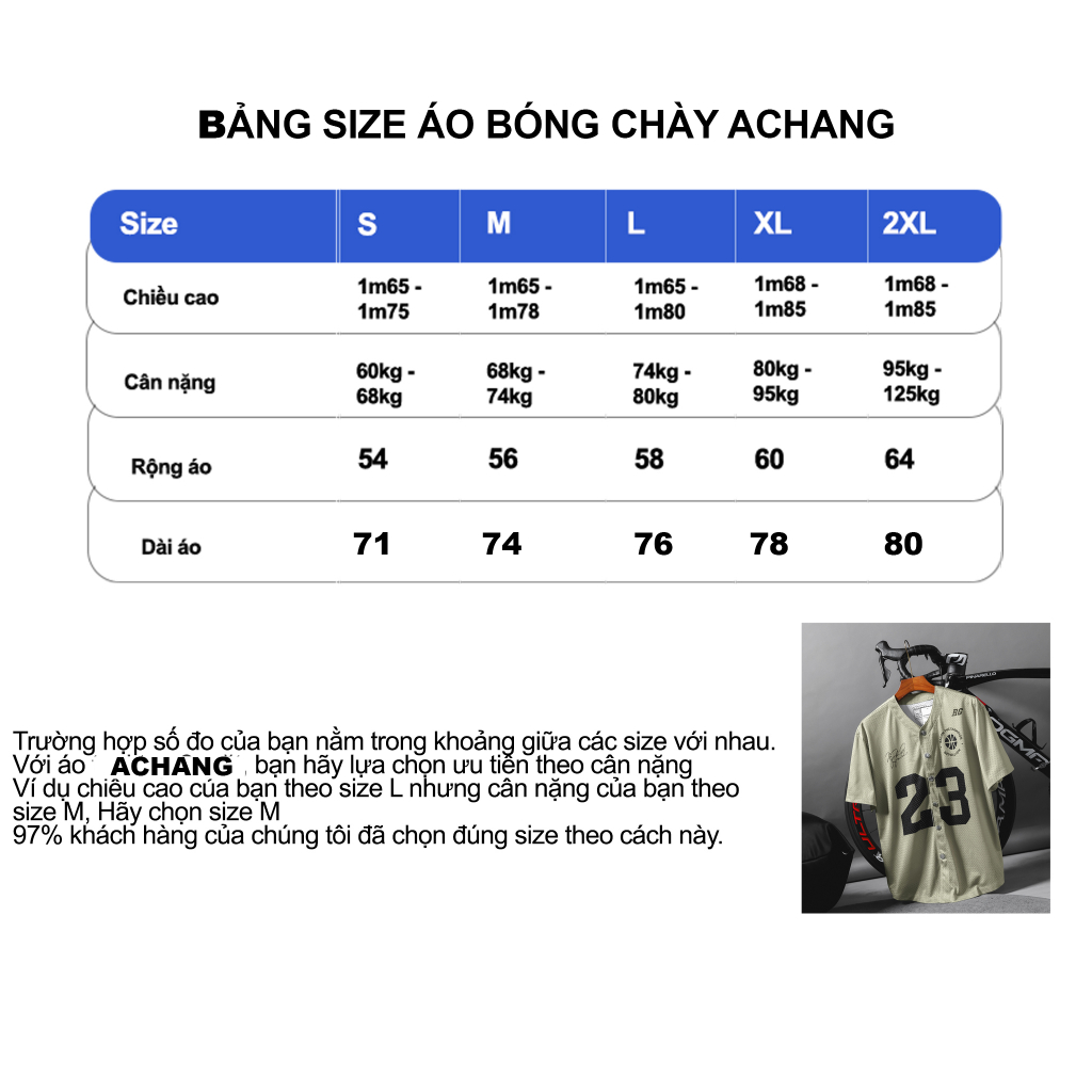 Áo bóng chày Thêu Horse ACHANG