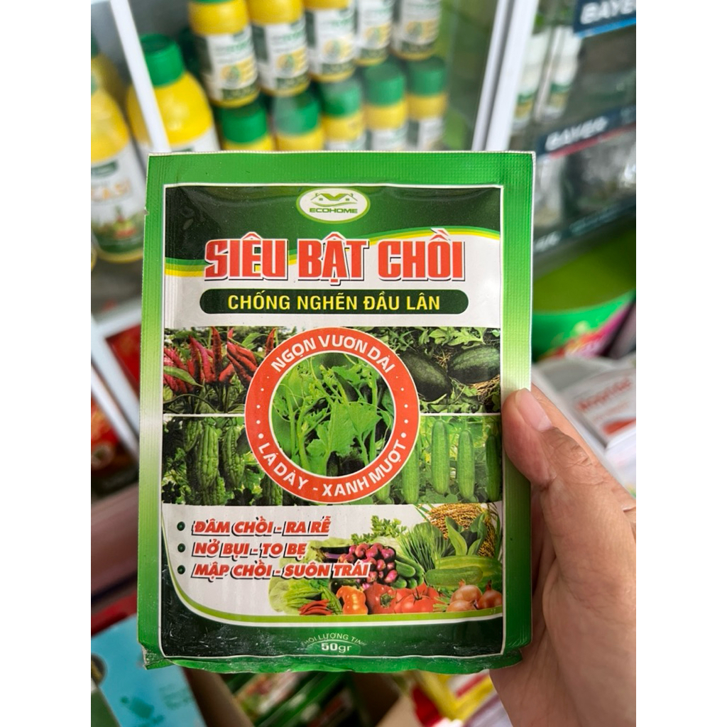 Siêu bật chồi chống nghẽn đầu lân gói 50g