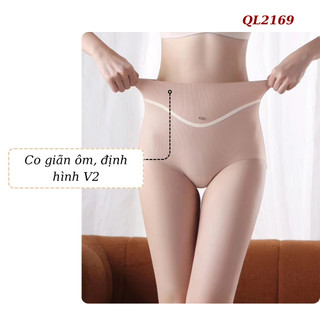 Quần lót nữ nâng mông cạp cao gen bụng Vanvene QL2169 định hình vòng 3 chống xệ , lớp lót kháng khuẩn, tàng hình cao cấp