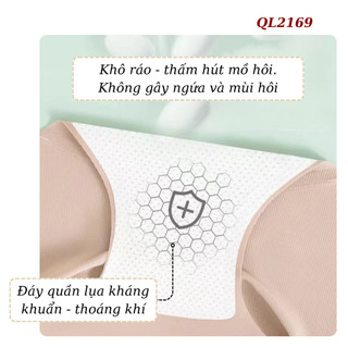 Quần lót nữ nâng mông cạp cao gen bụng Vanvene QL2169 định hình vòng 3 chống xệ , lớp lót kháng khuẩn, tàng hình cao cấp