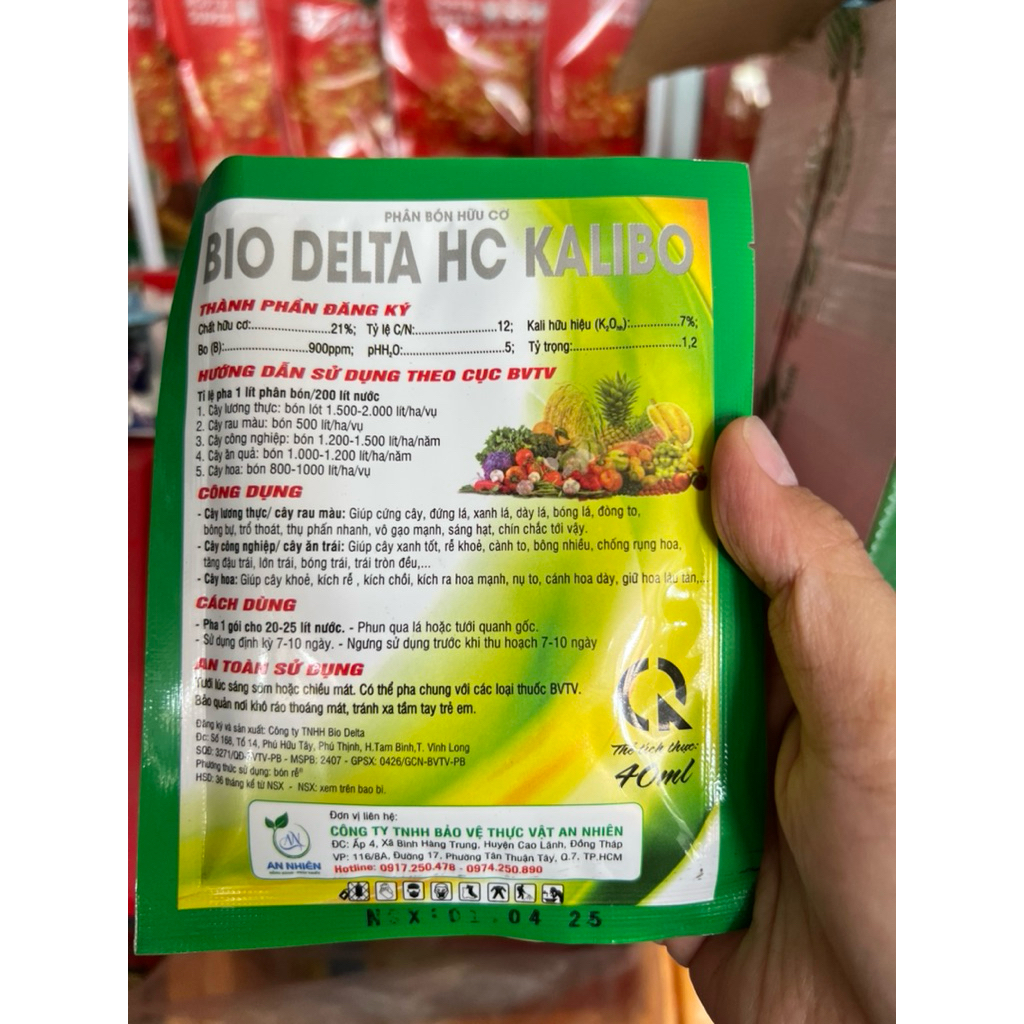 Thần dược Hoa Kỳ siêu bự bông, lớn trái, to củ, vô gạo gói 40ml
