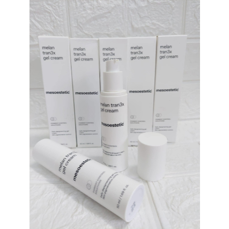 Kem hỗ trợ giảm nám và ngăn ngừa hình thành sắc tố da Mesoestetic Melan Tran3x Gel Cream 50ml
