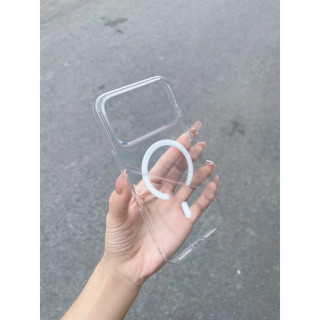 Ốp lưng trong cứng, viền cứng, hỗ trợ sạc không dây chống ố màu dành cho ip 17/16/15/14/13/12/pro/promax/air/plus-LKmgs