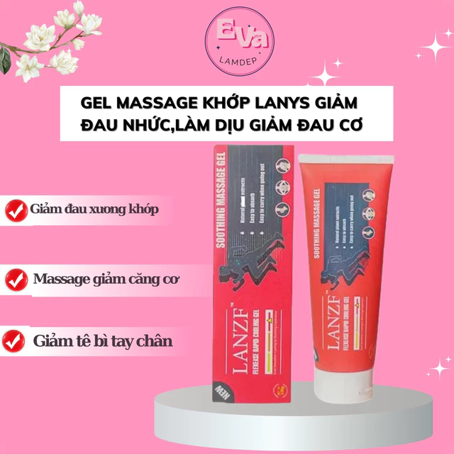 Gel Massage Khớp LANZF Xoa Bóp, Phục Hồi, Giảm Đau Xương Khớp Cổ Đầu Gối tay chân, xoa dịu các vấn đề khớp