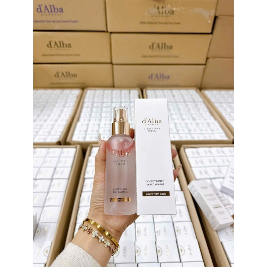 Serum dạng xịt khoáng D'Alba căng bóng da First Spray Serum 100ml
