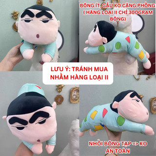 Gấu Bông Shin Chan Nằm 65cm 600 Gram Nhồi Bông Đầy Đặn Hàng Loại I, Nhập Khẩu Nguyên Con, Căng Phồng