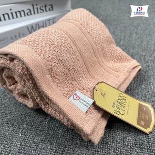 Khăn Tắm Bamboo Cotton Hanvico 50x100cm-200gr – Mềm Mại, Thấm Hút Tốt, Kháng Khuẩn, Thân Thiện Da - Nova5021