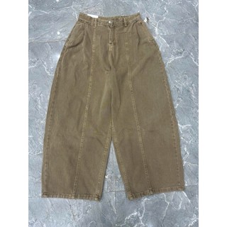 Quần Jean Nâu Ống Cong Nữ 247store Quần Jeans Harem Form Rộng Phong Cách Hàn Quốc Siêu Xinh Qjean6677