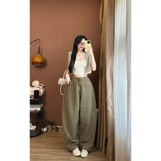 Quần Jeans Nữ Ống Cong Màu Nâu Phối Line Cá Tính Tôn Dáng Che Khuyết Điểm Thoải Mái Đi Làm Đi Học