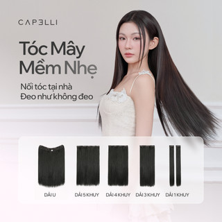 Bộ Tóc Kẹp 6 Phím CAPELLI Thẳng Silky Straight 45-55cm